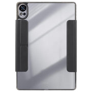 For Huawei MatePad Air 12 2024 Magnetic Detachable Dual-Clasp Acrylic Deformation Leather Tablet Case(Black)