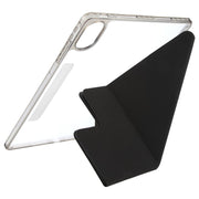 For Huawei MatePad Air 12 2024 Magnetic Detachable Dual-Clasp Acrylic Deformation Leather Tablet Case(Black)