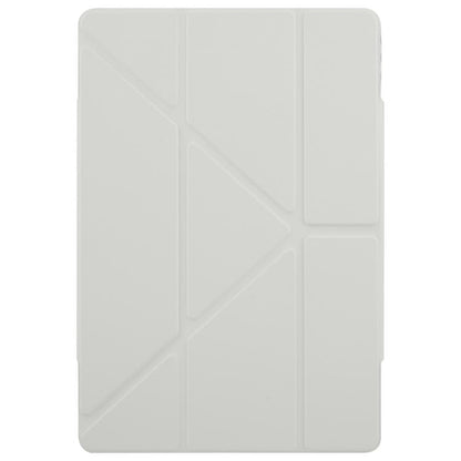 For Huawei MatePad Air 12 2024 Magnetic Detachable Dual-Clasp Acrylic Deformation Leather Tablet Case(Grey) - free shipping - PMC Jewellery - Order now!