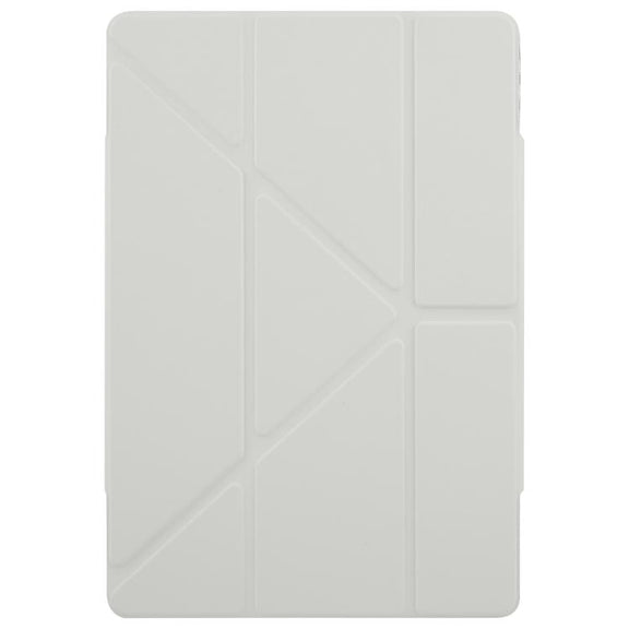 For Huawei MatePad Air 12 2024 Magnetic Detachable Dual-Clasp Acrylic Deformation Leather Tablet Case(Grey)