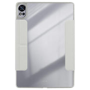 For Huawei MatePad Air 12 2024 Magnetic Detachable Dual-Clasp Acrylic Deformation Leather Tablet Case(Grey)