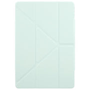 For Huawei MatePad Air 12 2024 Magnetic Detachable Dual-Clasp Acrylic Deformation Leather Tablet Case(Baby Green)
