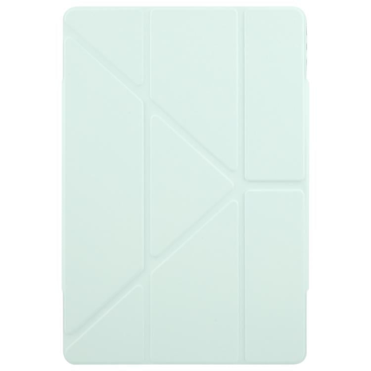 For Huawei MatePad Air 12 2024 Magnetic Detachable Dual-Clasp Acrylic Deformation Leather Tablet Case(Baby Green)