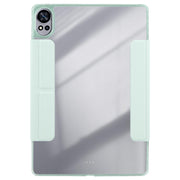 For Huawei MatePad Air 12 2024 Magnetic Detachable Dual-Clasp Acrylic Deformation Leather Tablet Case(Baby Green)