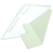 For Huawei MatePad Air 12 2024 Magnetic Detachable Dual-Clasp Acrylic Deformation Leather Tablet Case(Baby Green)