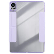 For Huawei MatePad Air 12 2024 Magnetic Detachable Dual-Clasp Acrylic Deformation Leather Tablet Case(Taro Purple)