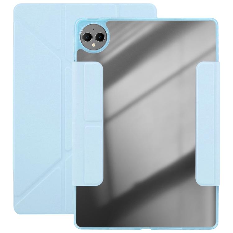 For Huawei MatePad Pro 12.2 2024 Magnetic Detachable Dual-Clasp Acrylic Deformation Leather Tablet Case(Ice Blue) - free shipping - PMC Jewellery - Order now!