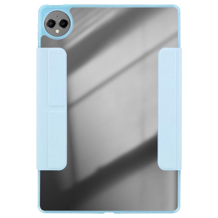 For Huawei MatePad Pro 12.2 2024 Magnetic Detachable Dual-Clasp Acrylic Deformation Leather Tablet Case(Ice Blue)
