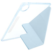 For Huawei MatePad Pro 12.2 2024 Magnetic Detachable Dual-Clasp Acrylic Deformation Leather Tablet Case(Ice Blue)