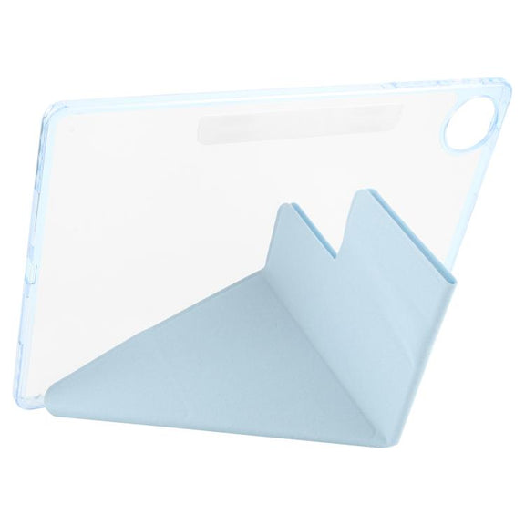 For Huawei MatePad Pro 12.2 2024 Magnetic Detachable Dual-Clasp Acrylic Deformation Leather Tablet Case(Ice Blue)