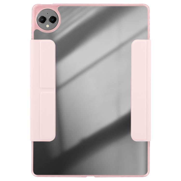 For Huawei MatePad Pro 12.2 2024 Magnetic Detachable Dual-Clasp Acrylic Deformation Leather Tablet Case(Pink)