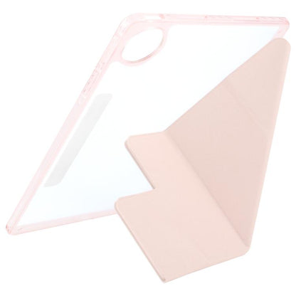 For Huawei MatePad Pro 12.2 2024 Magnetic Detachable Dual-Clasp Acrylic Deformation Leather Tablet Case(Pink) - free shipping - PMC Jewellery - Order now!