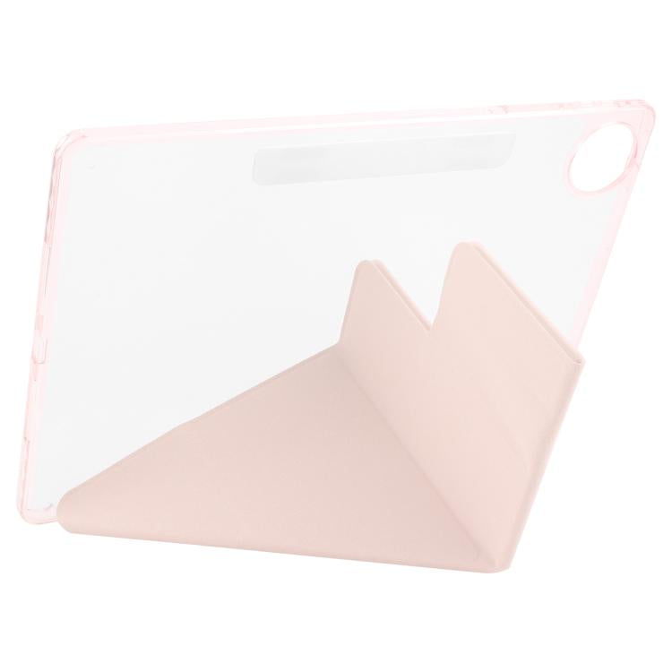 For Huawei MatePad Pro 12.2 2024 Magnetic Detachable Dual-Clasp Acrylic Deformation Leather Tablet Case(Pink) - free shipping - PMC Jewellery - Order now!