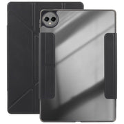 For Huawei MatePad Pro 12.2 2024 Magnetic Detachable Dual-Clasp Acrylic Deformation Leather Tablet Case(Black)