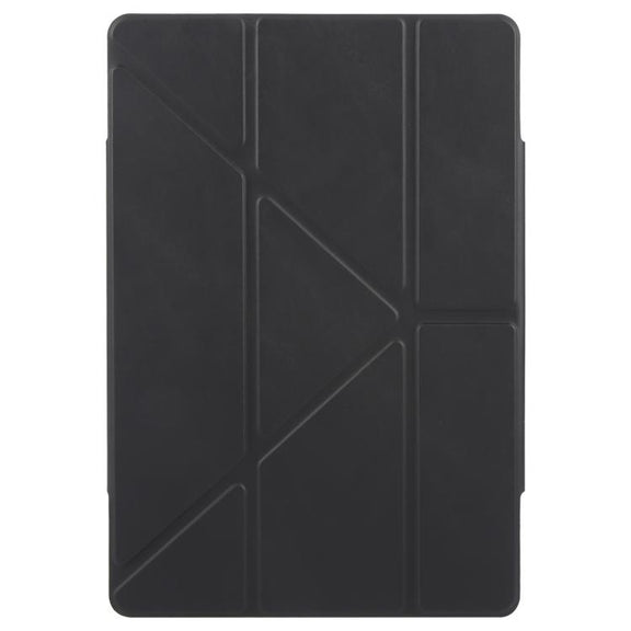 For Huawei MatePad Pro 12.2 2024 Magnetic Detachable Dual-Clasp Acrylic Deformation Leather Tablet Case(Black)