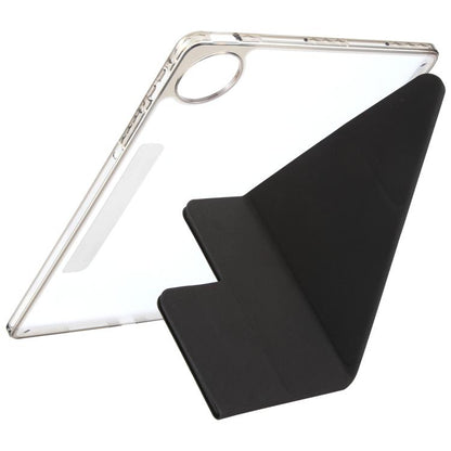 For Huawei MatePad Pro 12.2 2024 Magnetic Detachable Dual-Clasp Acrylic Deformation Leather Tablet Case(Black) - free shipping - PMC Jewellery - Order now!