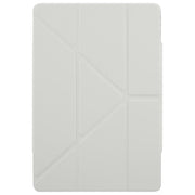 For Huawei MatePad Pro 12.2 2024 Magnetic Detachable Dual-Clasp Acrylic Deformation Leather Tablet Case(Grey)