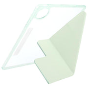 For Huawei MatePad Pro 12.2 2024 Magnetic Detachable Dual-Clasp Acrylic Deformation Leather Tablet Case(Baby Green)