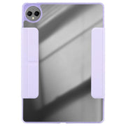 For Huawei MatePad Pro 12.2 2024 Magnetic Detachable Dual-Clasp Acrylic Deformation Leather Tablet Case(Taro Purple)