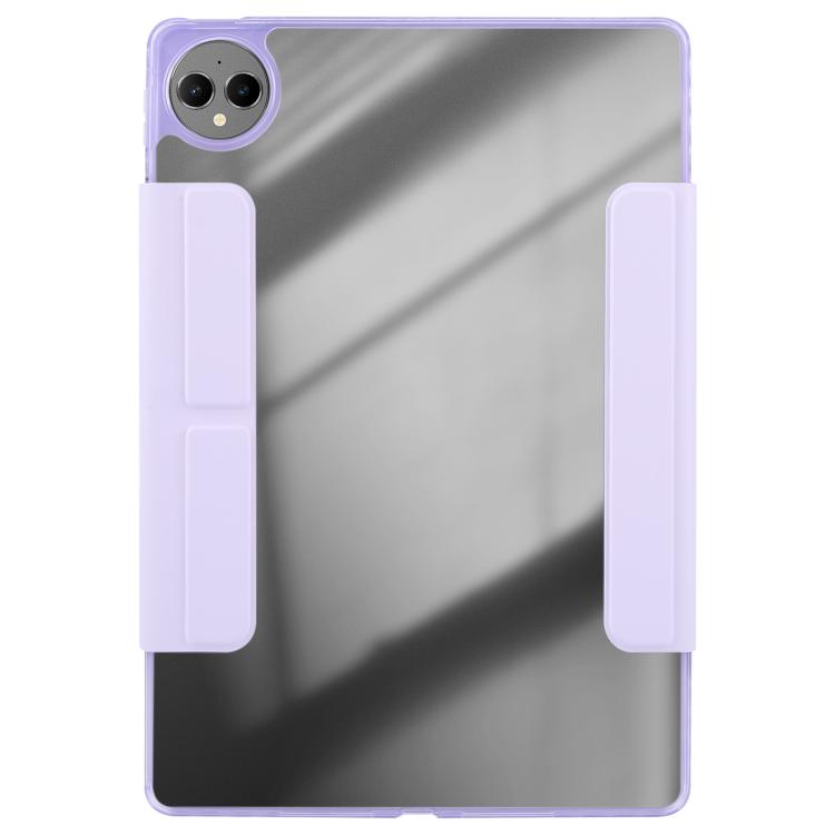 For Huawei MatePad Pro 12.2 2024 Magnetic Detachable Dual-Clasp Acrylic Deformation Leather Tablet Case(Taro Purple)