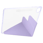 For Huawei MatePad Pro 12.2 2024 Magnetic Detachable Dual-Clasp Acrylic Deformation Leather Tablet Case(Taro Purple)
