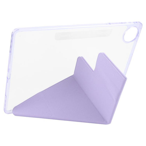 For Huawei MatePad Pro 12.2 2024 Magnetic Detachable Dual-Clasp Acrylic Deformation Leather Tablet Case(Taro Purple)