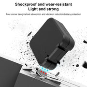 For DJI Osmo Action 5 Pro / 4 Battery & Memory Card Storage Box(Black)