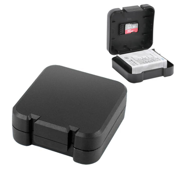 For DJI Osmo Action 5 Pro / 4 Battery & Memory Card Storage Box(Black)