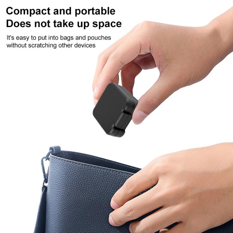 For DJI Osmo Action 5 Pro / 4 Battery & Memory Card Storage Box(Black)