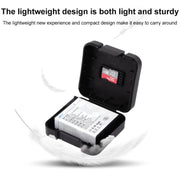 For DJI Osmo Action 5 Pro / 4 Battery & Memory Card Storage Box(Black)