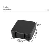 For DJI Osmo Action 5 Pro / 4 Battery & Memory Card Storage Box(Black)