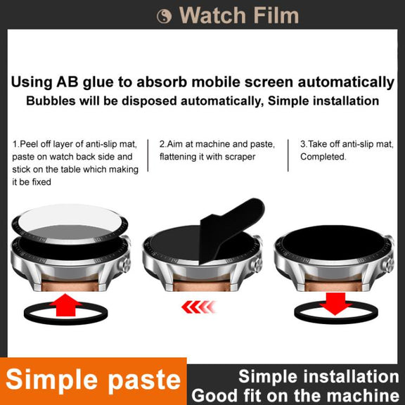 For OnePlus Watch 3 46mm IMAK Plexiglass HD Watch Protective Film