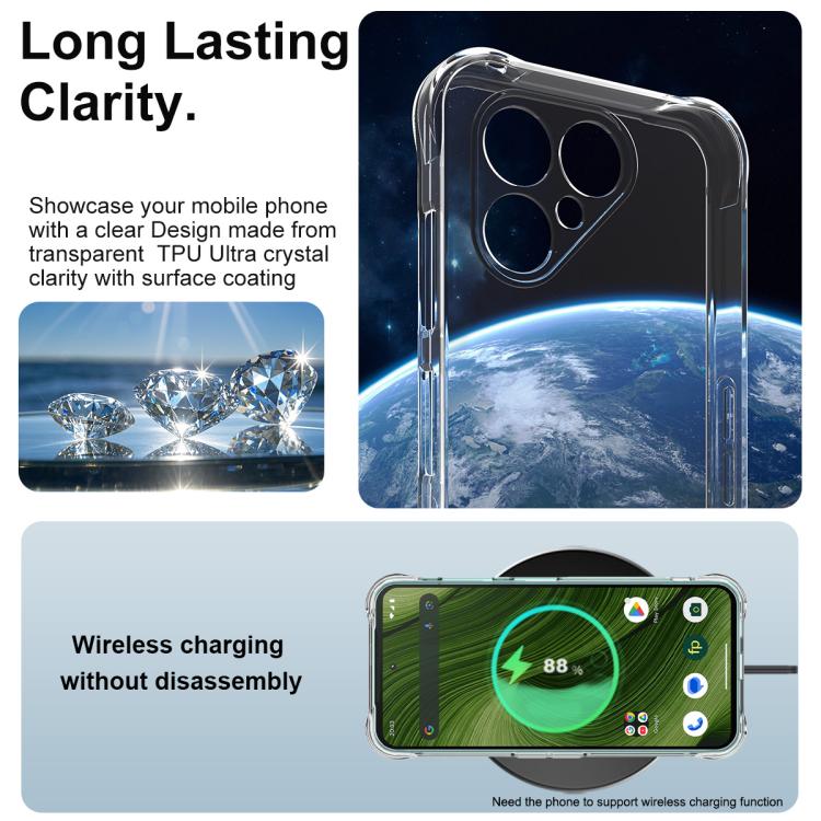 For Fairphone Gen.6 / e / OS Gen.6 imak Shockproof Airbag TPU Phone Case(Transparent) - free shipping - PMC TechLife - Order now!