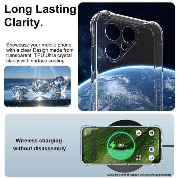 For Fairphone Gen.6 / e / OS Gen.6 imak Shockproof Airbag TPU Phone Case(Transparent)
