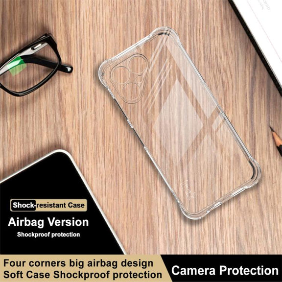 For Fairphone Gen.6 / e / OS Gen.6 imak Shockproof Airbag TPU Phone Case(Transparent)