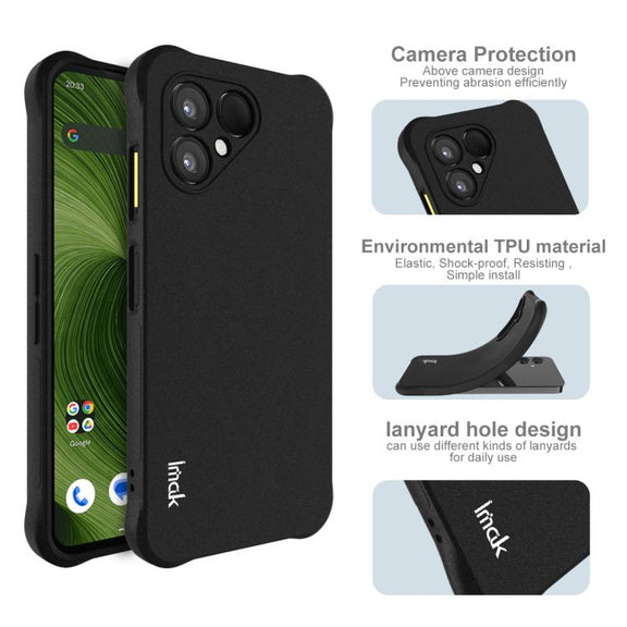 For Fairphone Gen.6 / e / OS Gen.6 imak Shockproof Airbag TPU Phone Case(Matte Black)