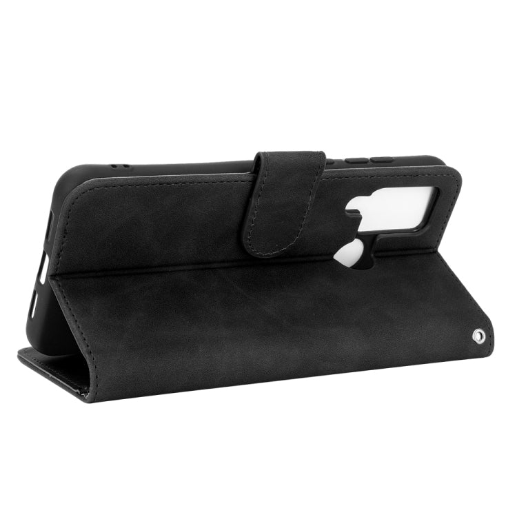 For DOOGEE N20 Pro Solid Color Skin Feel Magnetic Buckle Horizontal Flip Calf Texture PU Leather Case with Holder & Card Slots & Wallet(Black) - More Brand by PMC TechLife | Online Shopping South Africa | PMC TechLife | Buy Now Pay Later Mobicred
