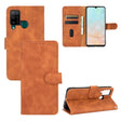 For DOOGEE N20 Pro Solid Color Skin Feel Magnetic Buckle Horizontal Flip Calf Texture PU Leather Case with Holder & Card Slots & Wallet(Brown) - More Brand by PMC TechLife | Online Shopping South Africa | PMC TechLife | Buy Now Pay Later Mobicred