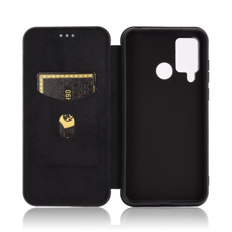 For DOOGEE N20 Pro Carbon Fiber Texture Horizontal Flip TPU + PC + PU Leather Case with Card Slot(Black) - More Brand by PMC TechLife | Online Shopping South Africa | PMC TechLife | Buy Now Pay Later Mobicred