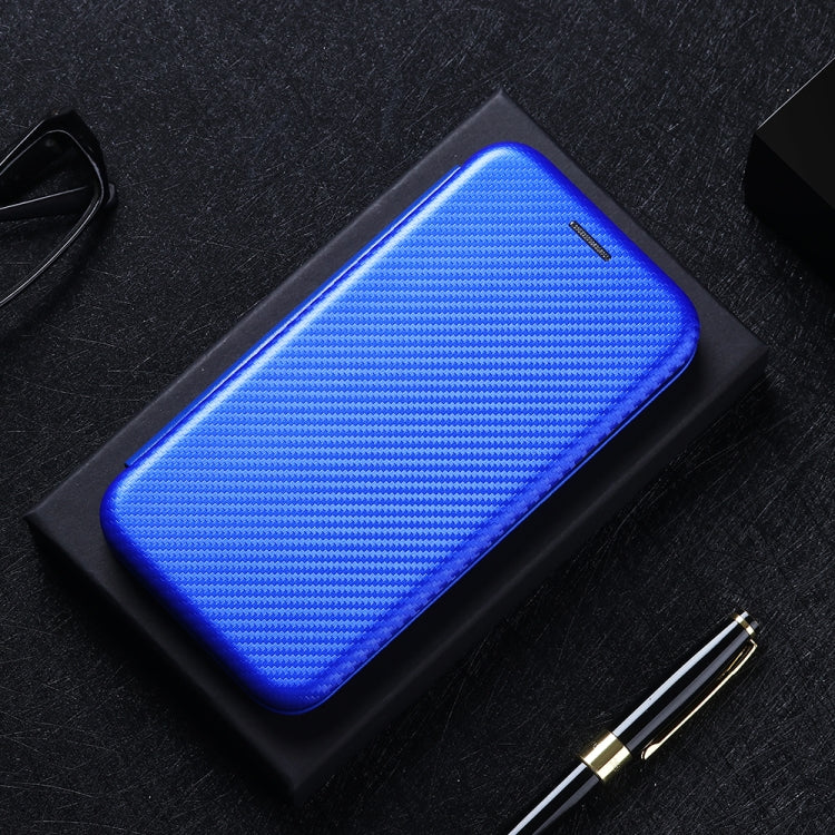 For DOOGEE N20 Pro Carbon Fiber Texture Horizontal Flip TPU + PC + PU Leather Case with Card Slot(Blue) - More Brand by PMC TechLife | Online Shopping South Africa | PMC TechLife | Buy Now Pay Later Mobicred