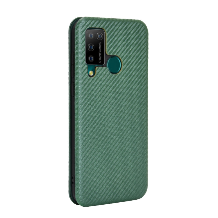 For DOOGEE N20 Pro Carbon Fiber Texture Horizontal Flip TPU + PC + PU Leather Case with Card Slot(Green) - More Brand by PMC TechLife | Online Shopping South Africa | PMC TechLife | Buy Now Pay Later Mobicred