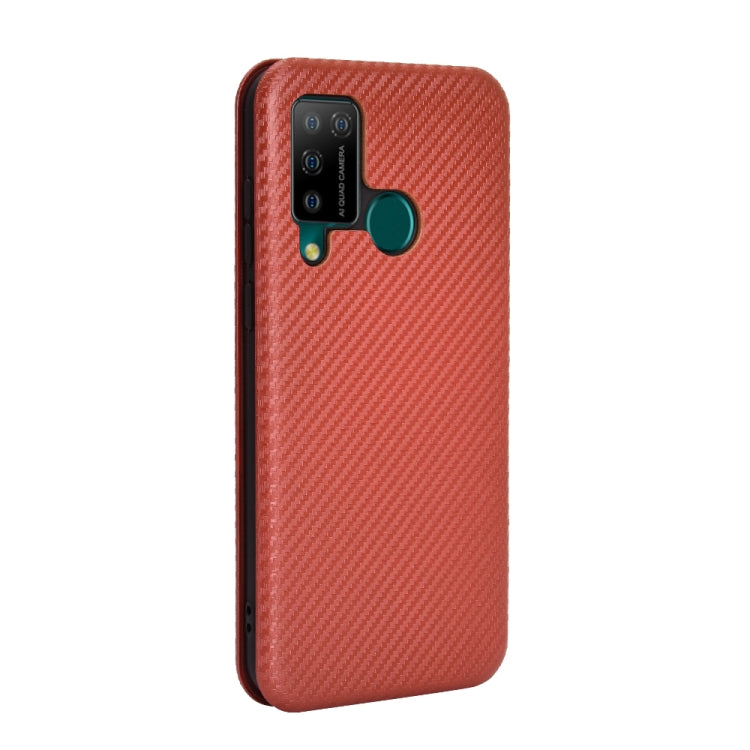 For DOOGEE N20 Pro Carbon Fiber Texture Horizontal Flip TPU + PC + PU Leather Case with Card Slot(Brown) - More Brand by PMC TechLife | Online Shopping South Africa | PMC TechLife | Buy Now Pay Later Mobicred