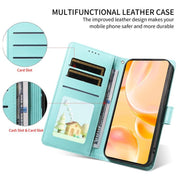 For Motorola Edge 50 Ultra 5G Embossed Heart Dog RFID Blocking Wallet Leather Phone Case(Green)
