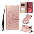 For Motorola Moto G05 / E15 Embossed Heart Dog RFID Blocking Wallet Leather Phone Case(Rose Gold) - free shipping - PMC TechLife - Order now!