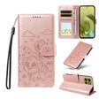 For Motorola Moto G86 5G Embossed Heart Dog RFID Blocking Wallet Leather Phone Case(Rose Gold) - free shipping - PMC TechLife - Order now!