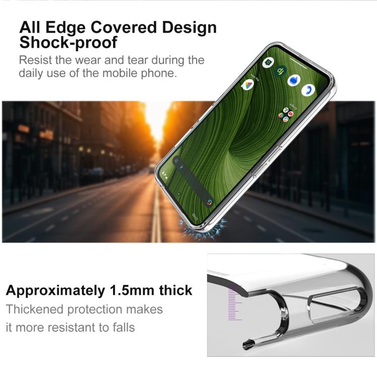 For Fairphone Gen.6 / e / OS Gen.6 imak UX-10 Series Transparent Shockproof TPU Phone Case(Transparent) - free shipping - PMC TechLife - Order now!