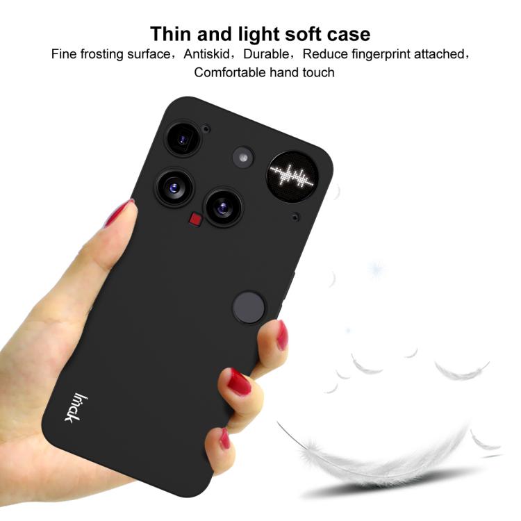 For Nothing phone 3 IMAK UC-3 Series Shockproof Frosted TPU Phone Case(Black)