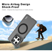 For Motorola Edge 60 Fusion IMAK Chocolate Series TPU + PET MagSafe Phone Case(Black)