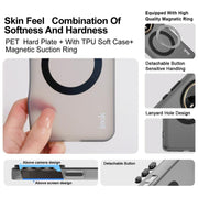 For Motorola Edge 60 Fusion IMAK Chocolate Series TPU + PET MagSafe Phone Case(Black)