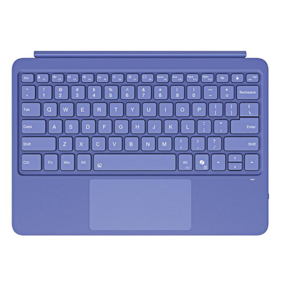 For MicroSoft Surface Pro 12 Backlight Tablet Bluetooth Keyboard with Touch Pad(Blue)